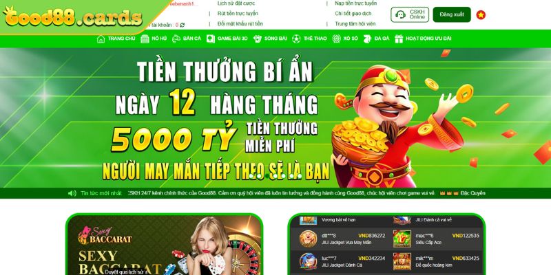 Một số lưu ý quan trọng khi nạp và rút tiền Good88
